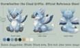 design custom plushie reference sheet for stuffed anime character ych production