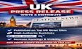 write and distribute UK press release on UK websites with backlinks