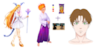 anime illustrations and characters