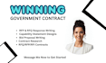 winning government contract rfp rfq bid proposal