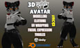 model custom vrchat avatar 3d model furry avatar for gaming