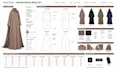 fashion design islamic clothing tech pack modest wear tech pack abaya tech pack