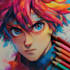 draw anime character illustration