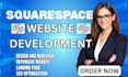 design and redesign squarespace website, squarespace website expert