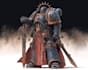 illustrate detailed warhammer 40k characters