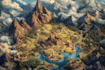 create your fantasy city map