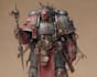 create cinematic warhammer 40k character illustrations