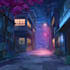 create an background anime any in style