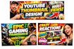 design eye catching youtube thumbnail