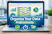 do accounting and excel tasks professionally