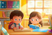 digitally paint colourful children book illustrations