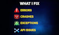 debug and fix c sharp dot net desktop applications and backend bugs