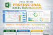 design excel dashboard with charts, graphs, and automation