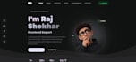 build a modern react portfolio website with animations and fast performance