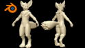 create custom furry vrchat avatar, furry vrc model with full facial expressions
