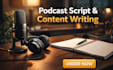 write engaging podcast scripts episode outlines and show notes