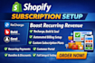 design shopify subscription recharge membership store vox