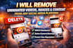 provide fast and professional content takedown