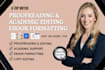 proofread edit structure your content academics support ebook editing copy