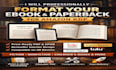 format your ebook and paperback for amazon kdp publishing