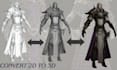create 2d to 3d character model miniature model 3d printing stl file 3d figuring