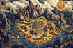 design magical fantasy world maps