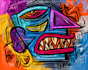 design creative graffiti wall art digitally