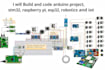 build and code arduino project, esp32, raspberry pi, stm32, robotics and iot