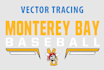 manually vector trace logo to ai, svg, eps