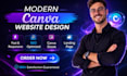 create canva website, canva website design, canva design and canva template