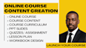create online course content elearning course course creation course curriculum