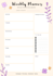 design daily, weekly and budget printable planner