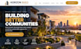 design wix property developer website real estate development company website