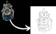 manually vector trace your logo or image