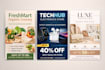 design eye catching flyers and posters