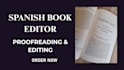 professionally proofread and edit your spanish book