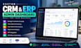 develop custom CRM erp software and admin dashboard