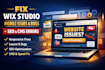 fix wix studio mobile issues, layout wix website bugs seo cms issues