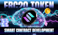 build and deploy an erc20 token with vesting schedule and compliance logic