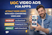 create high converting ugc video ads for your app