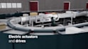 create 3d industrial video equipment factory process machinery animation