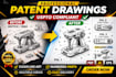 design clean and accurate patent illustrations
