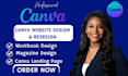 canva website design landing page website design canva