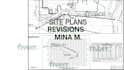 revise civil engineering site plans from redlines