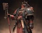 create epic warhammer 40k character art