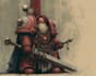 illustrate grimdark warhammer 40k warriors and heroes