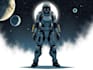 sci fi character illustration or sci fi character