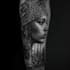 custom an abstract black tattoo design