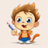 draw cute, simple and funny cartoon