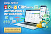 set up zoho crm and automate workflows with integration